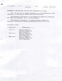 Certifications
