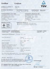 Certifications